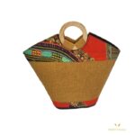 African Handmade Women Handbag with Horn Strap - Image 2