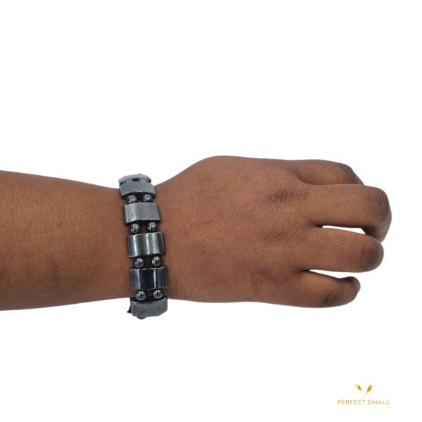 Black Bracelet for women and men - Image 2