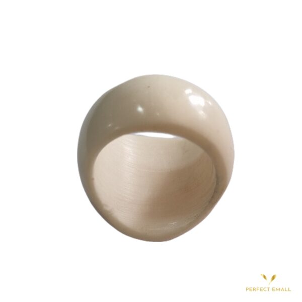 African Handmade Handcrafted Horn Rings White