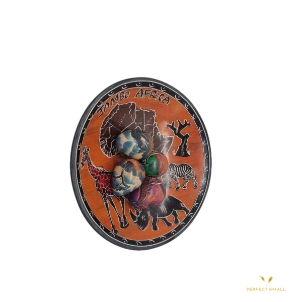 Decorative Plate Serengeti Sunset Africa - Image 2