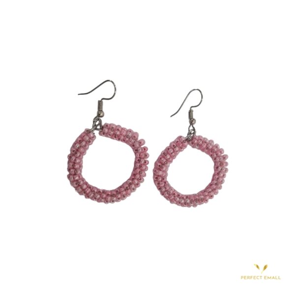Beads Earrings - Pink