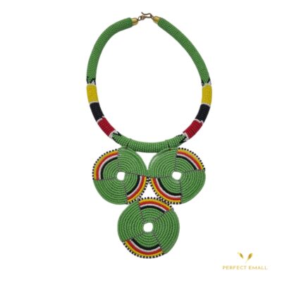 Beaded Necklaces for Ladies Green