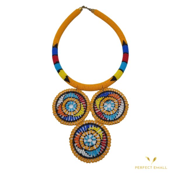 Beaded Necklaces for Ladies Orange