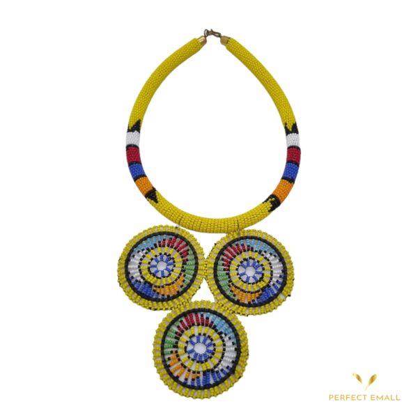 Beaded Necklaces for Ladies Yellow
