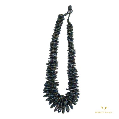 Soft Cuff Beaded Necklaces Black