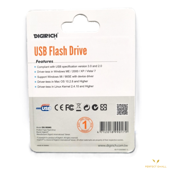 DIGIRICH 8GB USB FLASH DRIVE - Image 2