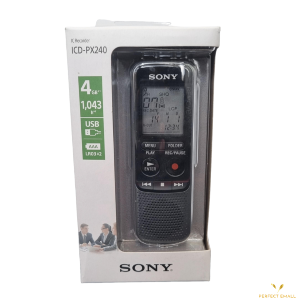 SONY PX240 Digital Voice Recorder 4GB - Image 2