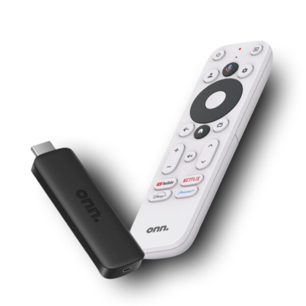 Onn. Full HD Streaming Device with Google TV – Wi-Fi, Voice Remote, HDMI