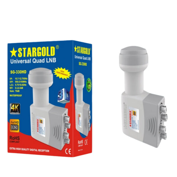 STARGOLD UNIVERSAL LNB QUAD SG-330HD