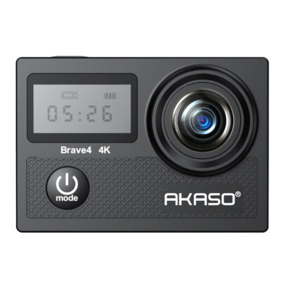 AKASO Brave 4 4K30FPS 20MP WiFi Action Camera with Ultra HD, EIS & Waterproof Case