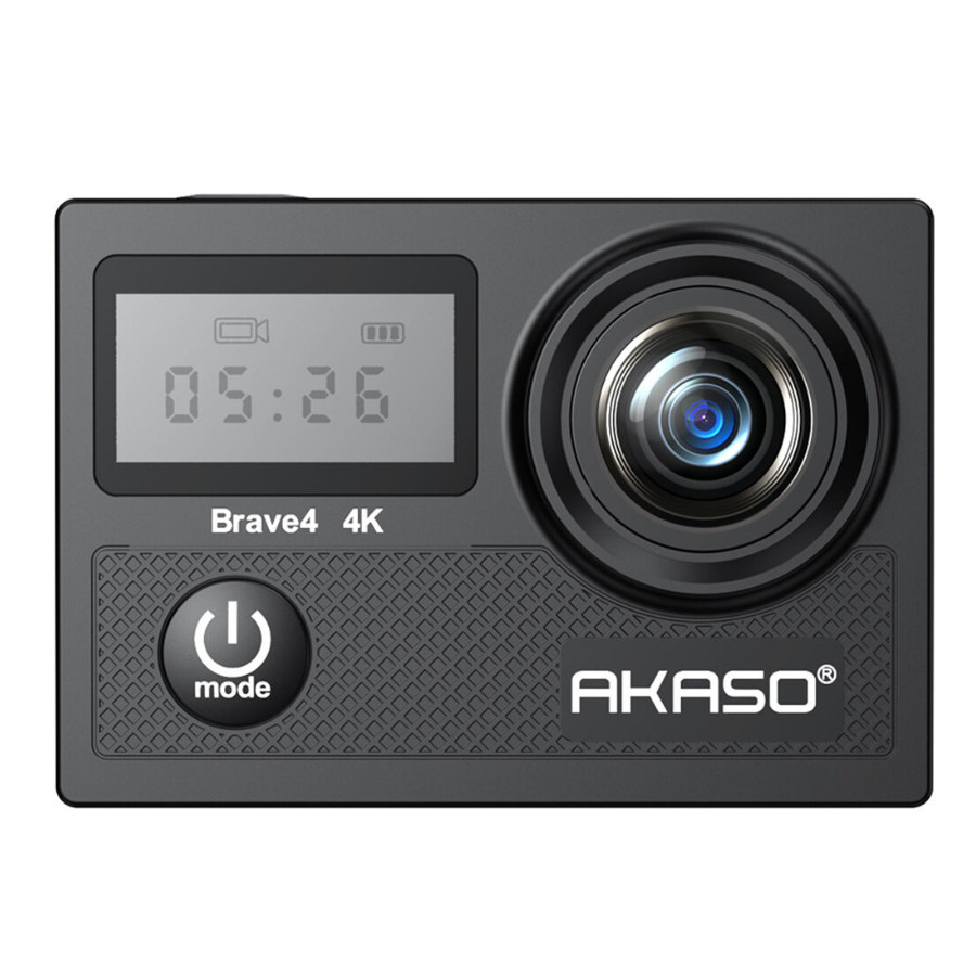 AKASO Brave 4 4K30FPS 20MP WiFi Action Camera with Ultra HD, EIS & Waterproof Case