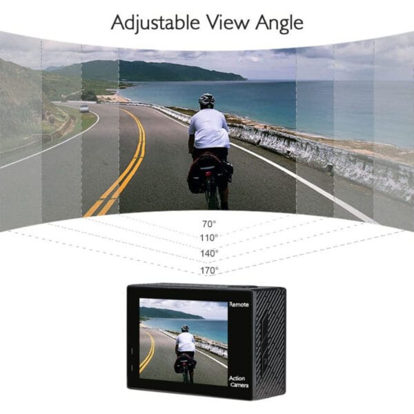 AKASO Brave 4 4K30FPS 20MP WiFi Action Camera with Ultra HD, EIS & Waterproof Case