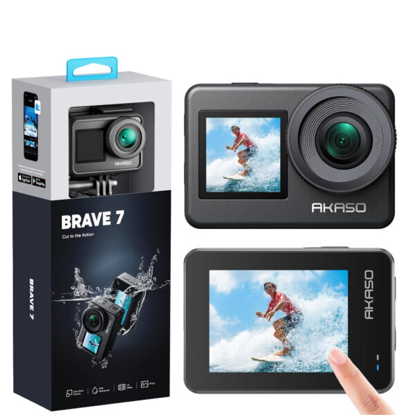 AKASO Brave 7 | 4K30FPS 20MP Waterproof Action Camera