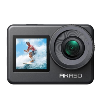 AKASO Brave 7 4K 30fps 20MP Waterproof Action Camera with Touch Screen & Front Display