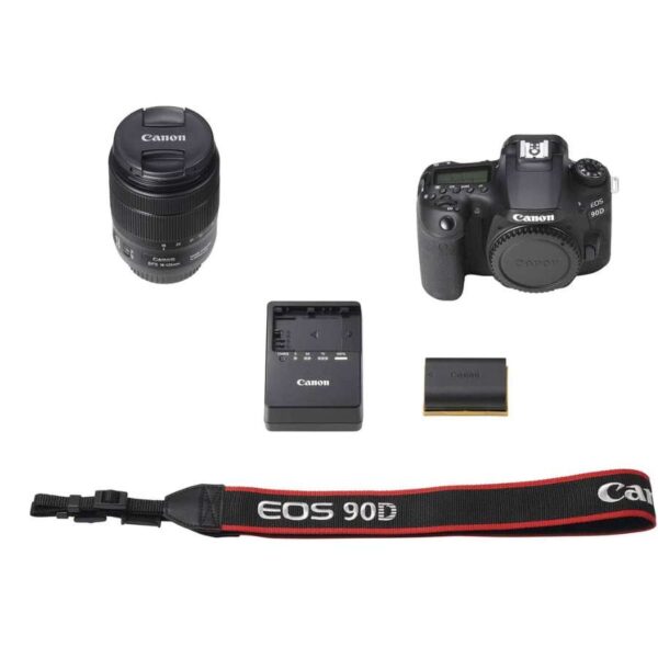 Canon EOS 90D DSLR Camera with 18–135mm IS USM Lens