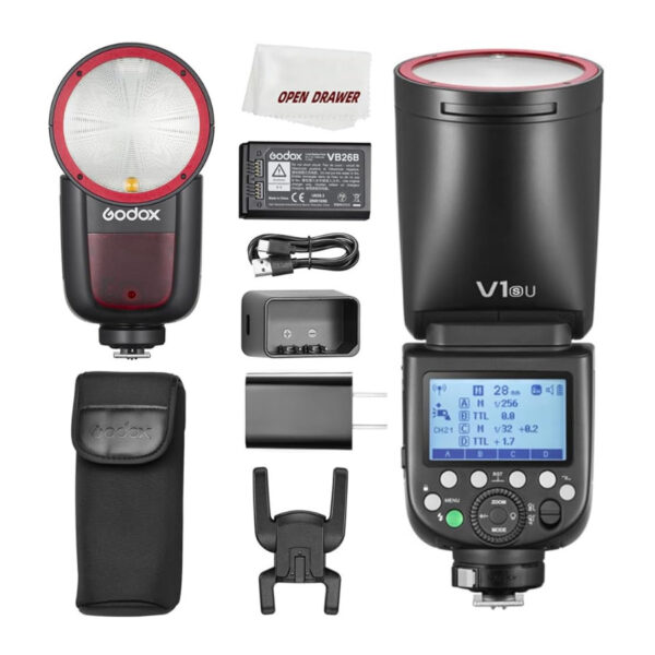 Godox V1-S TTL Round Head Camera Flash for Sony