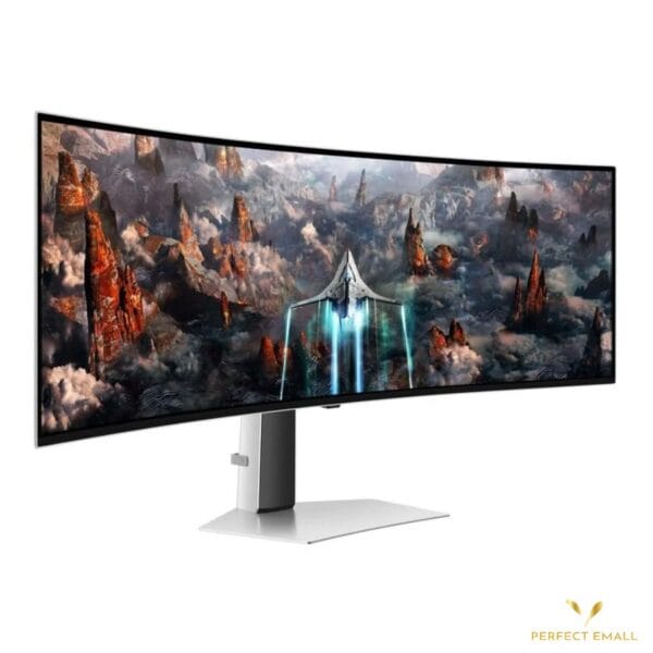 Samsung Odyssey OLED G9 G93SC – 49” Dual QHD Curved OLED Gaming Monitor, 240Hz, 0.03ms, Quantum HDR, G-SYNC/FreeSync Premium Pro