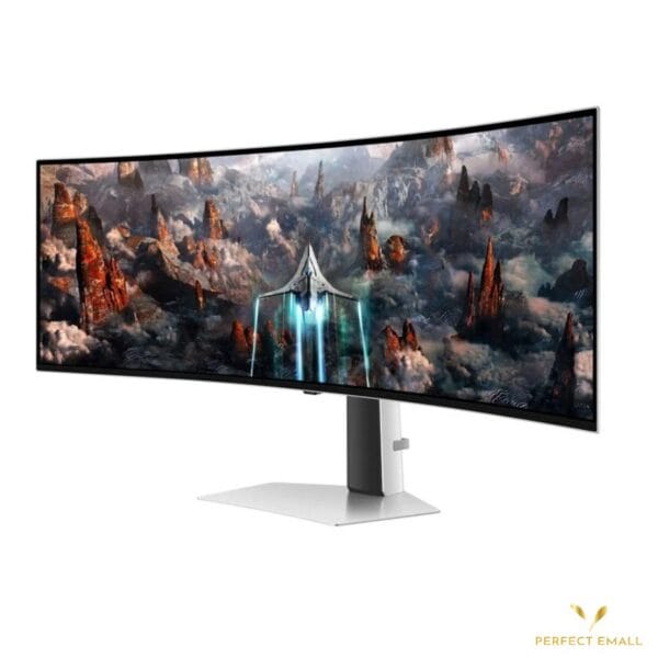 Samsung Odyssey OLED G9 G93SC – 49” Dual QHD Curved OLED Gaming Monitor, 240Hz, 0.03ms, Quantum HDR, G-SYNC/FreeSync Premium Pro
