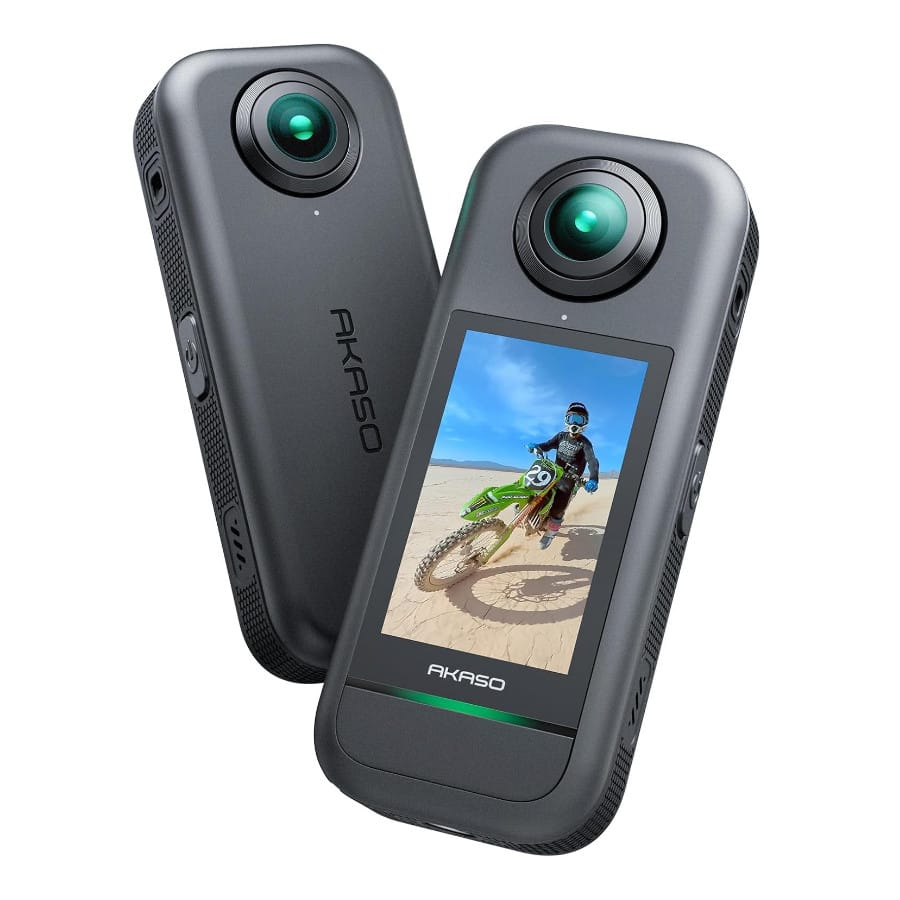 AKASO 360° Action Camera – Immersive VR Recording