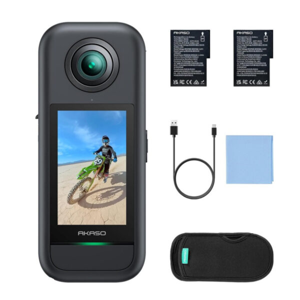 AKASO 360° Action Camera – Immersive VR Recording