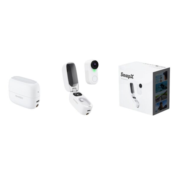AKASO SNAP X Mini Action Camera | 2K Vlogging & Travel Cam with Magnetic Mount