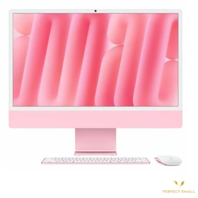 Apple iMac 24″ (M4, 24GB RAM, 512GB SSD) – 4.5K Retina Display, Sequoia OS – Pink