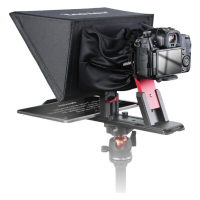 T12S 12″ Portable Teleprompter for Smartphone/Tablet & DSLR Cameras