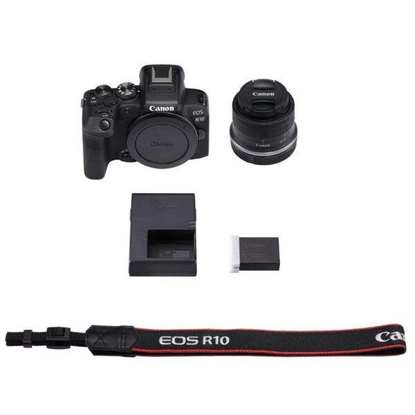Canon EOS R10 Mirrorless Camera with RF-S 18-45mm IS STM Lens (EU26)