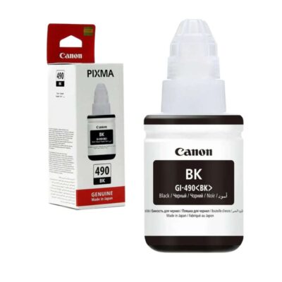 Canon Ink Bottle GI-490 Black – High-Yield Genuine Ink Refill