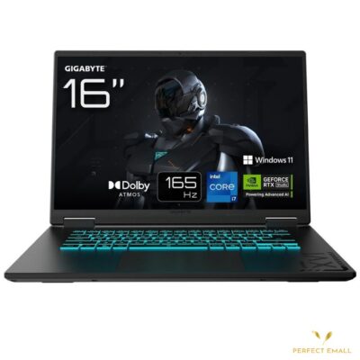Gigabyte A16 Gaming Laptop – 16″ WUXGA, Intel Core i7-13620H, RTX 5070, 16GB RAM, 1TB SSD – Black