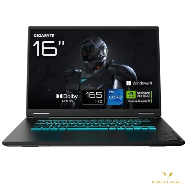 Gigabyte A16 Gaming Laptop – 16" WUXGA, Intel Core i7-13620H, RTX 5070, 16GB RAM, 1TB SSD – Black