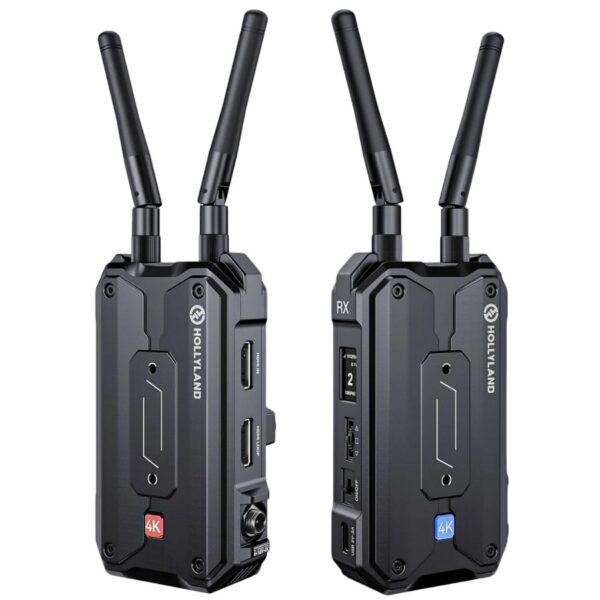 Hollyland Pyro H Wireless Video Transmission System (HDMI, 1TX to 4RX, 4K/30fps, HEVO, UVC, 1.9GHz/5GHz)