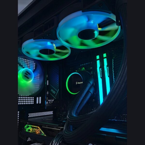Kamikaze Gaming PC – AMD Ryzen 7 9700X | RX 9070 XT | 32GB DDR5 RAM | 1TB NVMe SSD | 850W PSU | Windows 11 Pro