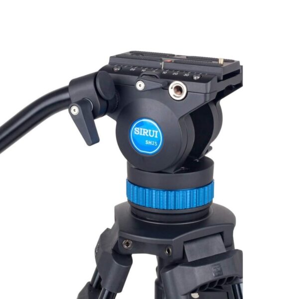 Sirui SH25 Professional Aluminum Video Tripod with Fluid Head