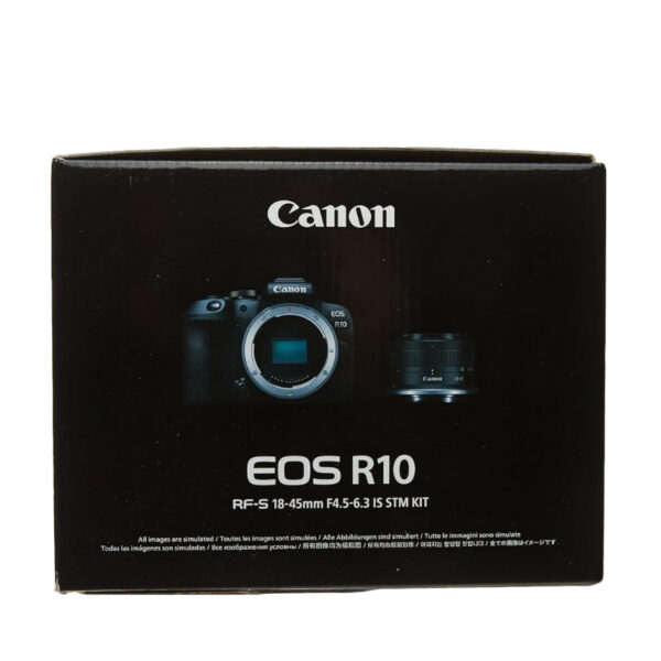 Canon EOS R10 Mirrorless Camera with RF-S 18-45mm IS STM Lens (EU26)