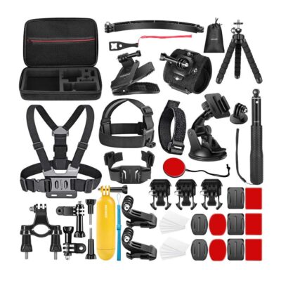 GoPro Accessories Kit – 50-in-1 Action Camera Accessory Bundle
