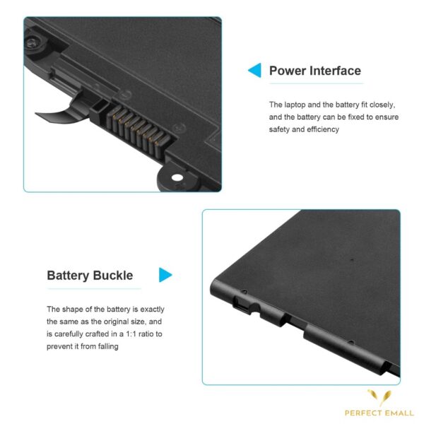 HP EliteBook 820 G3 Battery – 3-Cell, 11.4V, 46Wh