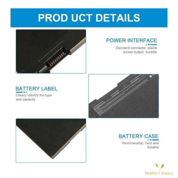 HP Laptop Battery for EliteBook 840 G2 – 4-Cell, 14.8V, Long-Lasting Performance
