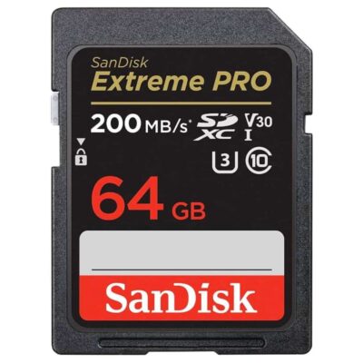 SanDisk Extreme 64GB microSDXC UHS-I Memory Card – Up to 200MB/s