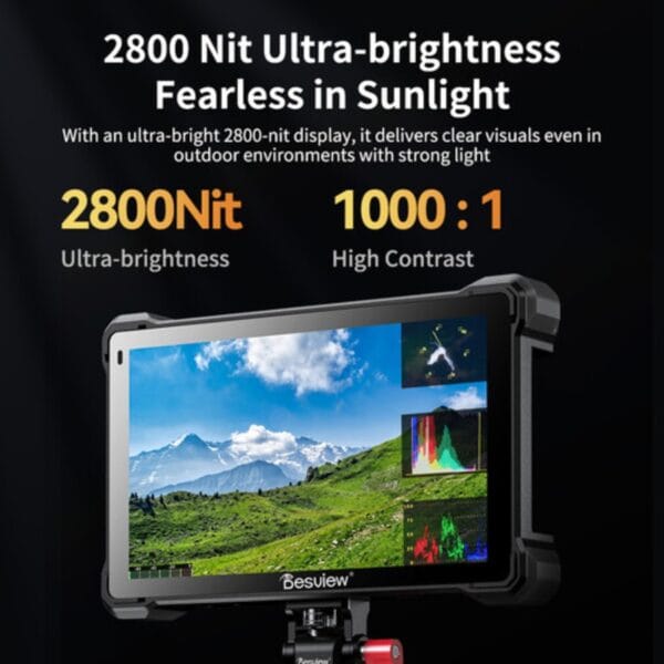 Desview R7III 7" Ultra-High Bright 1080p Touchscreen Monitor with 4K60 HDMI I/O