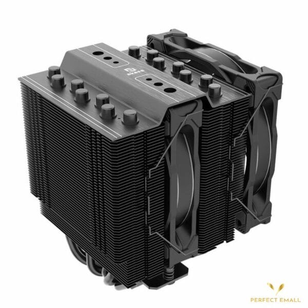 AKASA Soho H7 RGB CPU Cooler | 120mm Tower Air Cooler | Intel & AMD Compatible | Addressable RGB
