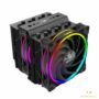 AKASA Soho H7 RGB CPU Cooler | 120mm Tower Air Cooler | Intel & AMD Compatible | Addressable RGB