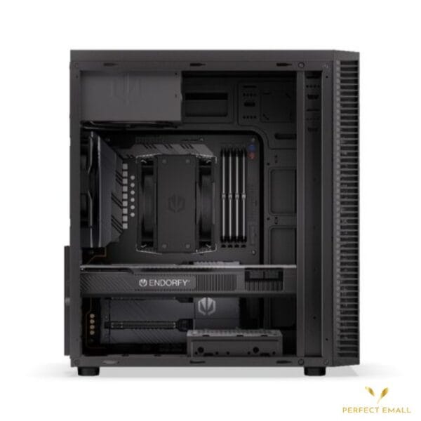 ENDORFY Armis 100 Solid ATX Midi-Tower PC Case | Compact & Practical | Front I/O, Card Reader