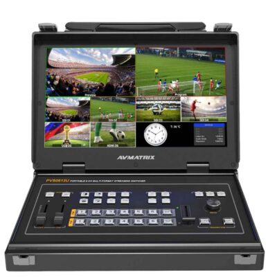 Avmatrix PVS0613U | 6-Channel Portable Video Switcher with USB Capture & Multiview