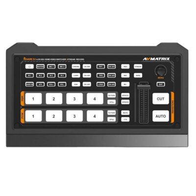 AVMATRIX Shark S4 | 4-Channel SDI/HDMI Switcher & Recorder | Streaming & Multiview