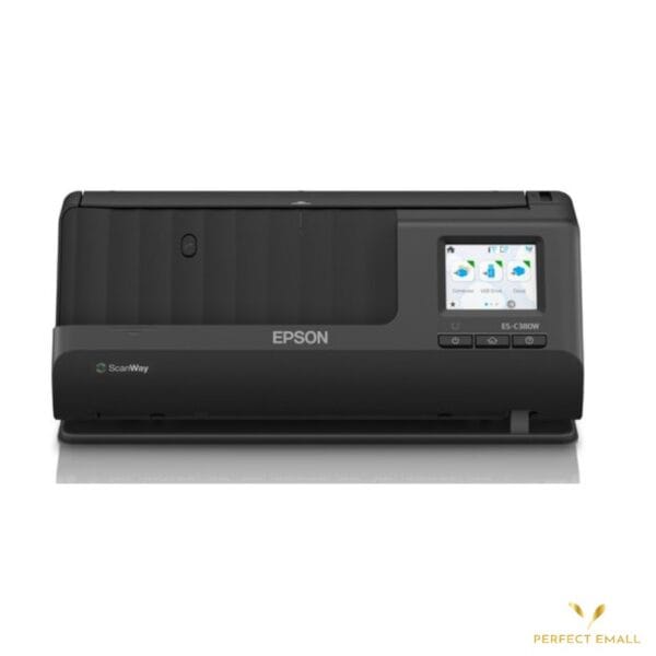 EPSON ES-C380W Wireless Duplex Document Scanner | Compact & Fast | A4