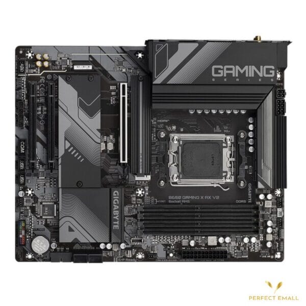 GIGABYTE B650 GAMING X AX V2 Motherboard | AM5 Socket | ATX | DDR5 | PCIe 5.0 | Wi-Fi 6E