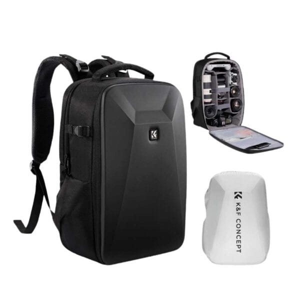 K&F Concept KF13.134 Camera Bag | Waterproof DSLR & Mirrorless Backpack | Large Capacity Photography Gear Bag