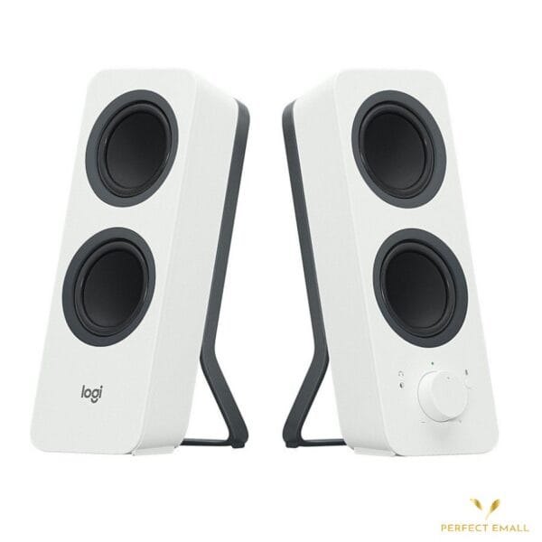 Logitech Z207 Stereo Speakers | 10W RMS | Bluetooth & 3.5mm | White