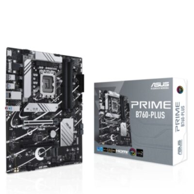 ASUS PRIME B760-PLUS Motherboard | LGA1700 Socket | ATX | DDR5 | PCIe 5.0 | Intel 13th & 12th Gen Support